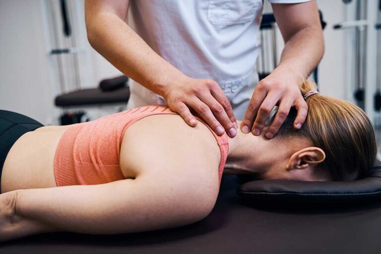 Chiropractic photo from Adobe Stock